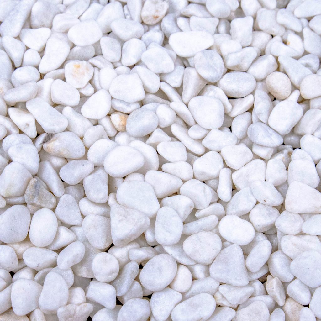 Landscaping | Pebble Snow White - Home Style Depot