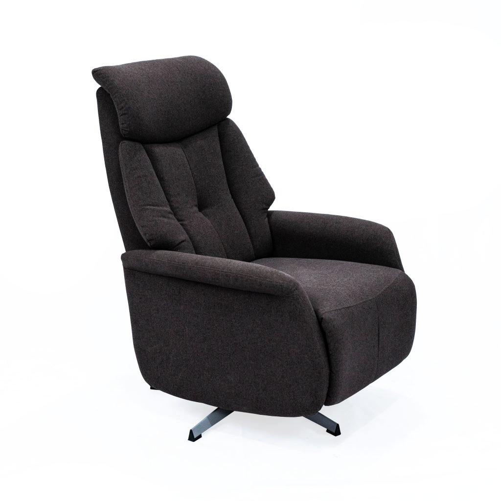 Dark Gray Recliner Chair (Serene) - Home Style Depot